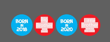 Customize Baby Shower Badges