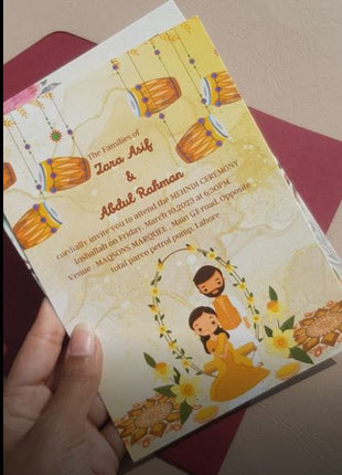 Customized Wedding Card