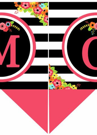 Customized Mother's Day Bunting Banner