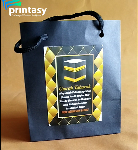 Hajj & Umrah Tabarruk Gift Set – Customized Bag, Kaba Box & Zamzam Bottle (Complete Package)