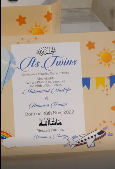 Baby Birth Announcement Boxes in Pakistan | Customized Methai & Sweet Boxes – Lowest Price