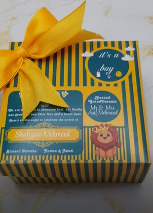 Baby Birth Announcement Boxes in Pakistan | Customized Methai & Sweet Boxes – Lowest Price
