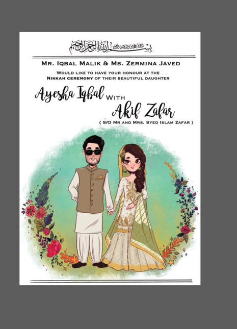 Customized Wedding Cards
