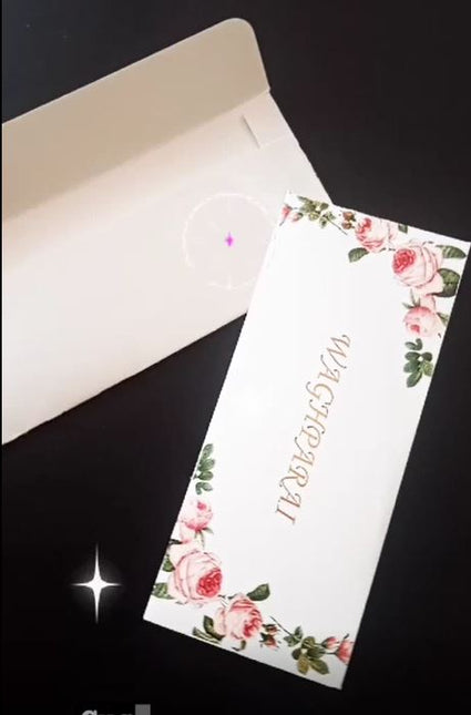 Customized Wedding Money Envelope