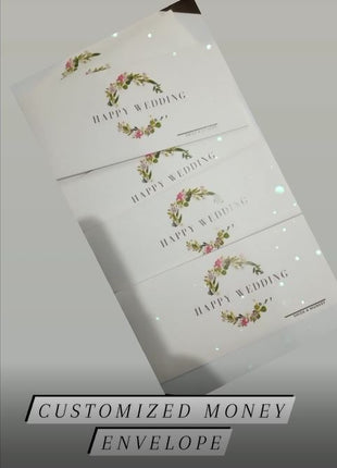Customized Wedding Money Envelope