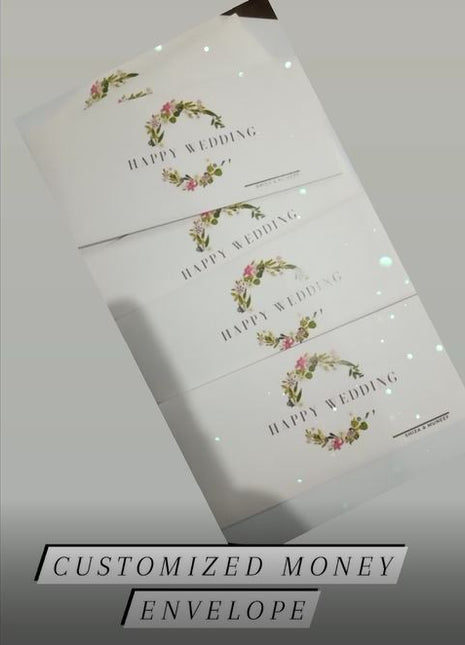 Customized Wedding Money Envelope