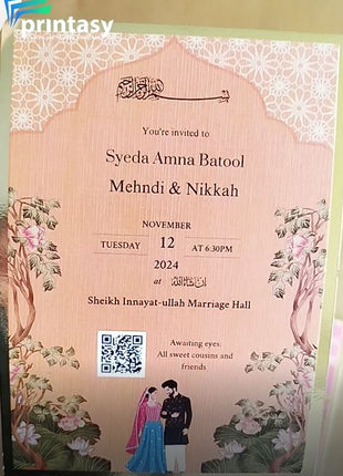 Customized Wedding Card