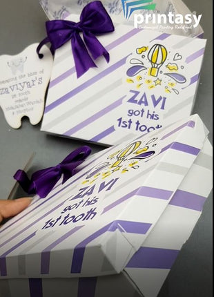 FIRST TOOTH CARD BOXES IN PAKISTAN | CUSTOMIZED MEMORY & KEEPSAKE BOXES – LOWEST PRICE