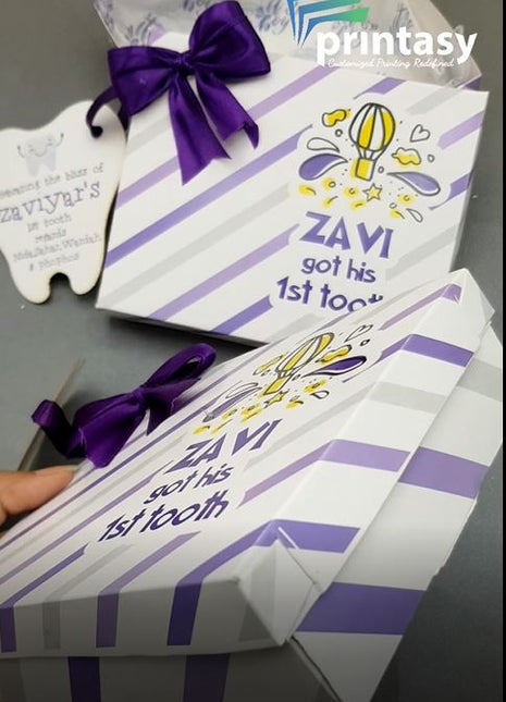 FIRST TOOTH CARD BOXES IN PAKISTAN | CUSTOMIZED MEMORY & KEEPSAKE BOXES – LOWEST PRICE