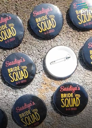 Customized Wedding Badges