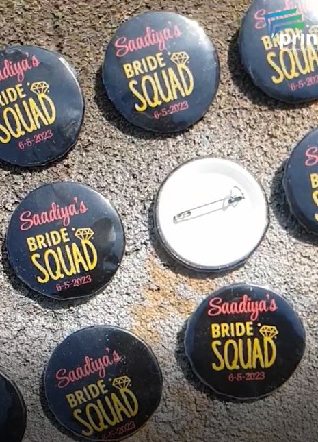 Customized Wedding Badges