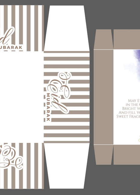 Customized Eid ul Fitr For Sweet & Mithai Card Box