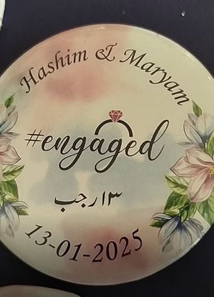 Customized Wedding Badges