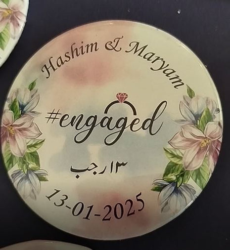 Customized Wedding Badges