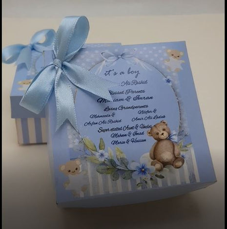 Baby Birth Announcement Boxes in Pakistan | Customized Methai & Sweet Boxes – Lowest Price
