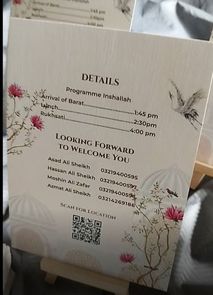 Customized Wedding Card