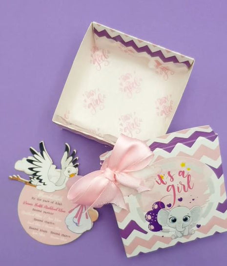 Baby Birth Announcement Boxes in Pakistan | Customized Methai & Sweet Boxes – Lowest Price