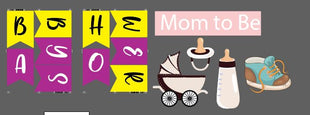 Customized Baby Shower Bunting Banner