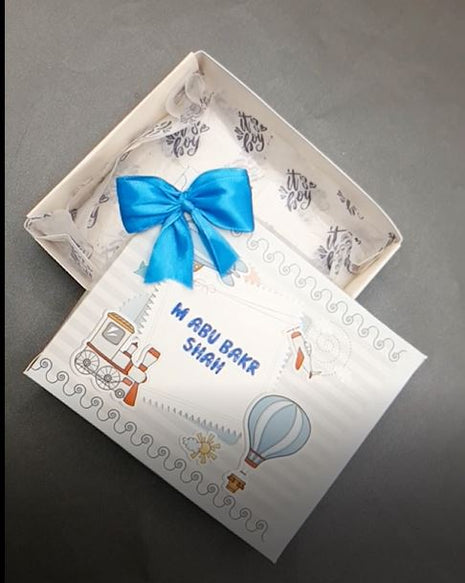Baby Birth Announcement Boxes in Pakistan | Customized Methai & Sweet Boxes – Lowest Price