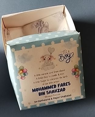 Baby Birth Announcement Boxes in Pakistan | Customized Methai & Sweet Boxes – Lowest Price