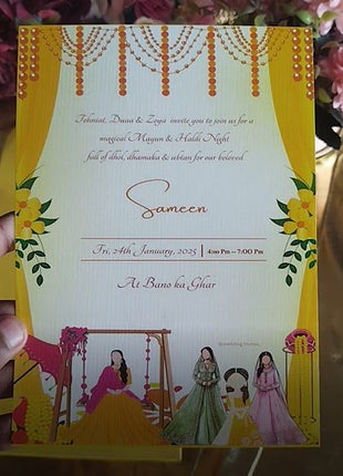 Customized Wedding Card