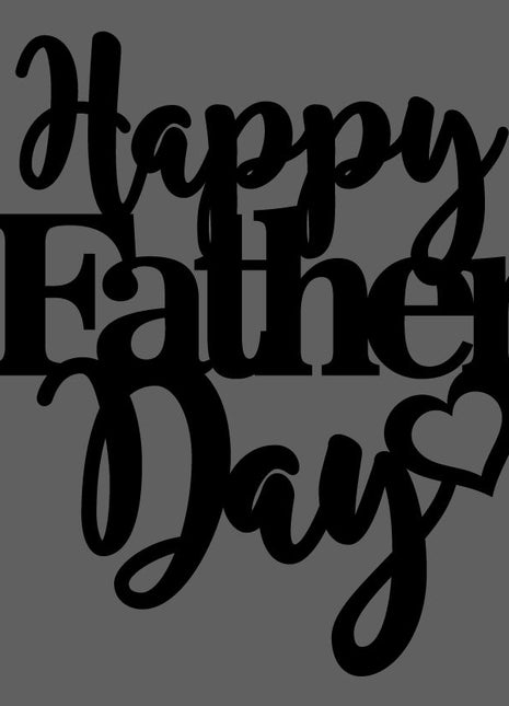 Customized Father's Day Cup Cake topper With Stick