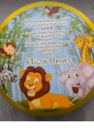 Premium Birth Announcement Tin Boxes – Custom Printed Baby Arrival Gifts & Methie Boxes in Pakistan