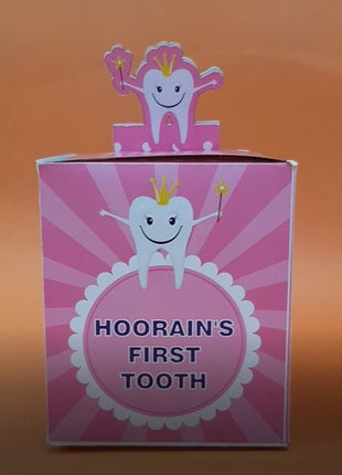 Customized First Tooth Goody Boxes – Elegant Packaging for Your Baby’s Precious Milestone