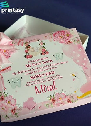 FIRST TOOTH CARD BOXES IN PAKISTAN | CUSTOMIZED MEMORY & KEEPSAKE BOXES – LOWEST PRICE