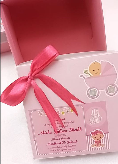 Baby Birth Announcement Boxes in Pakistan | Customized Methai & Sweet Boxes – Lowest Price