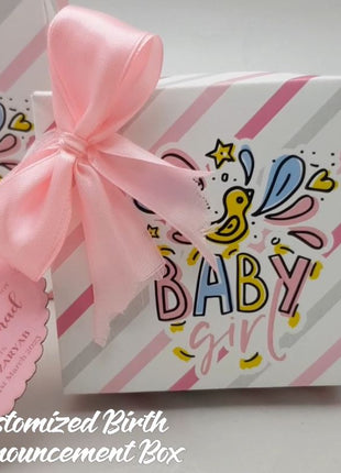 Baby Birth Announcement Boxes in Pakistan | Customized Methai & Sweet Boxes – Lowest Price