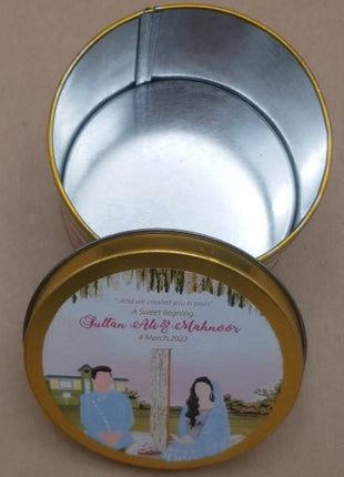 Customized Tin Bid Boxes in Pakistan – Affordable Wedding & Nikkah Gift Packaging | Printasy Pakistan