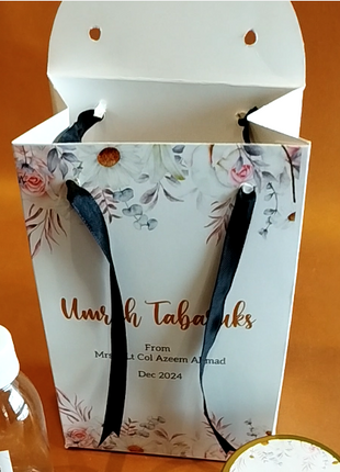 Hajj and Umrah Tabarruk Gift Bags - Flap Style - Customizable | Affordable | Fast Delivery