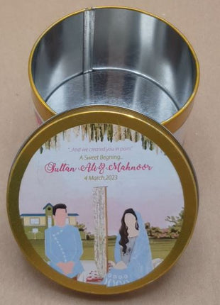 Customized Tin Bid Boxes in Pakistan – Affordable Wedding & Nikkah Gift Packaging | Printasy Pakistan