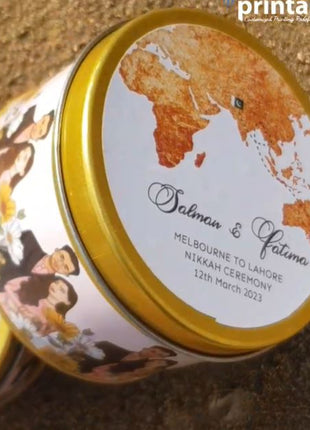 Customized Tin Bid Boxes in Pakistan – Affordable Wedding & Nikkah Gift Packaging | Printasy Pakistan