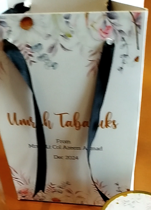 Hajj and Umrah Tabarruk Gift Bags - Flap Style - Customizable | Affordable | Fast Delivery