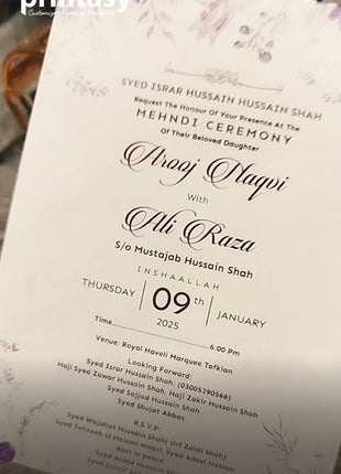 Customized Wedding Card