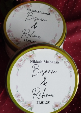 Customized Tin Bid Boxes in Pakistan – Affordable Wedding & Nikkah Gift Packaging | Printasy Pakistan