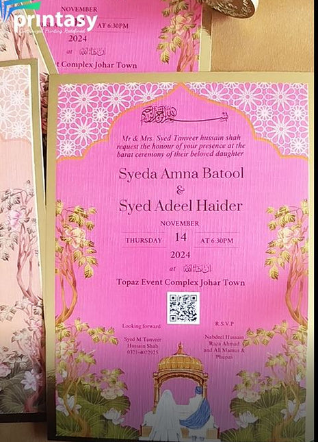 Customized Wedding Card