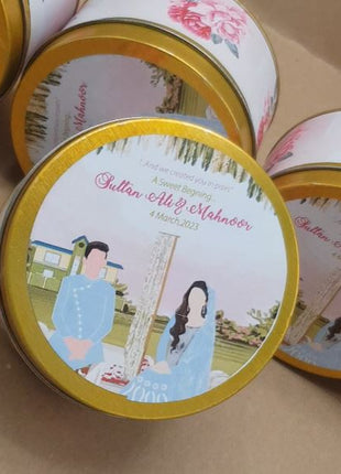 Customized Tin Bid Boxes in Pakistan – Affordable Wedding & Nikkah Gift Packaging | Printasy Pakistan