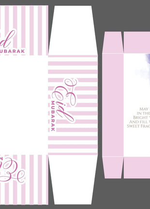 Customized Eid ul Fitr For Sweet & Mithai Card Box