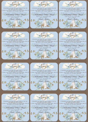 Baby Birth Announcement Boxes in Pakistan | Customized Methai & Sweet Boxes – Lowest Price