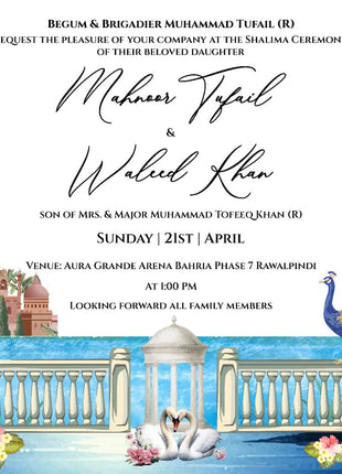 Customized Wedding Card