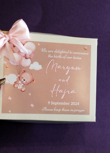 Baby Birth Announcement Boxes in Pakistan | Customized Methai & Sweet Boxes – Lowest Price