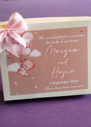 Baby Birth Announcement Boxes in Pakistan | Customized Methai & Sweet Boxes – Lowest Price
