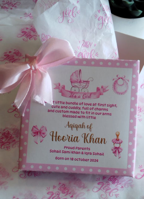 Baby Birth Announcement Boxes in Pakistan | Customized Methai & Sweet Boxes – Lowest Price