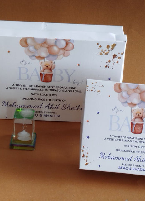 Baby Birth Announcement Boxes in Pakistan | Customized Methai & Sweet Boxes – Lowest Price