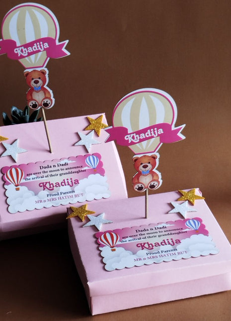 Baby Birth Announcement Boxes in Pakistan | Customized Methai & Sweet Boxes – Lowest Price