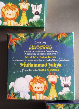 Baby Birth Announcement Boxes in Pakistan | Customized Methai & Sweet Boxes – Lowest Price