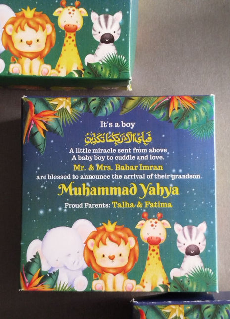 Baby Birth Announcement Boxes in Pakistan | Customized Methai & Sweet Boxes – Lowest Price